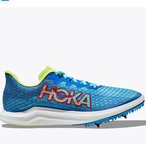 Hoka One One U Cielo X 2 MD Teal Neon Track Spikes Women size 11